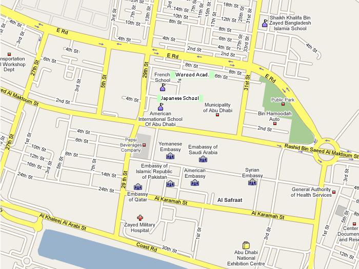 Nissan abu dhabi location map #5