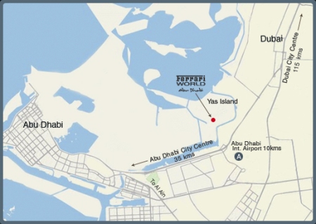 Abu+dhabi+to+dubai+airport+map